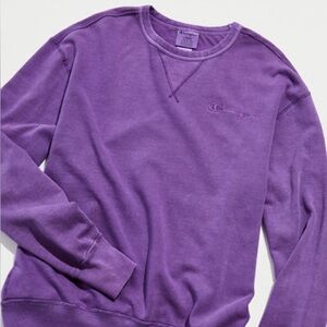 Rare Retro Champion Vintage Tonal Logo Crew Neck Sweatshirt